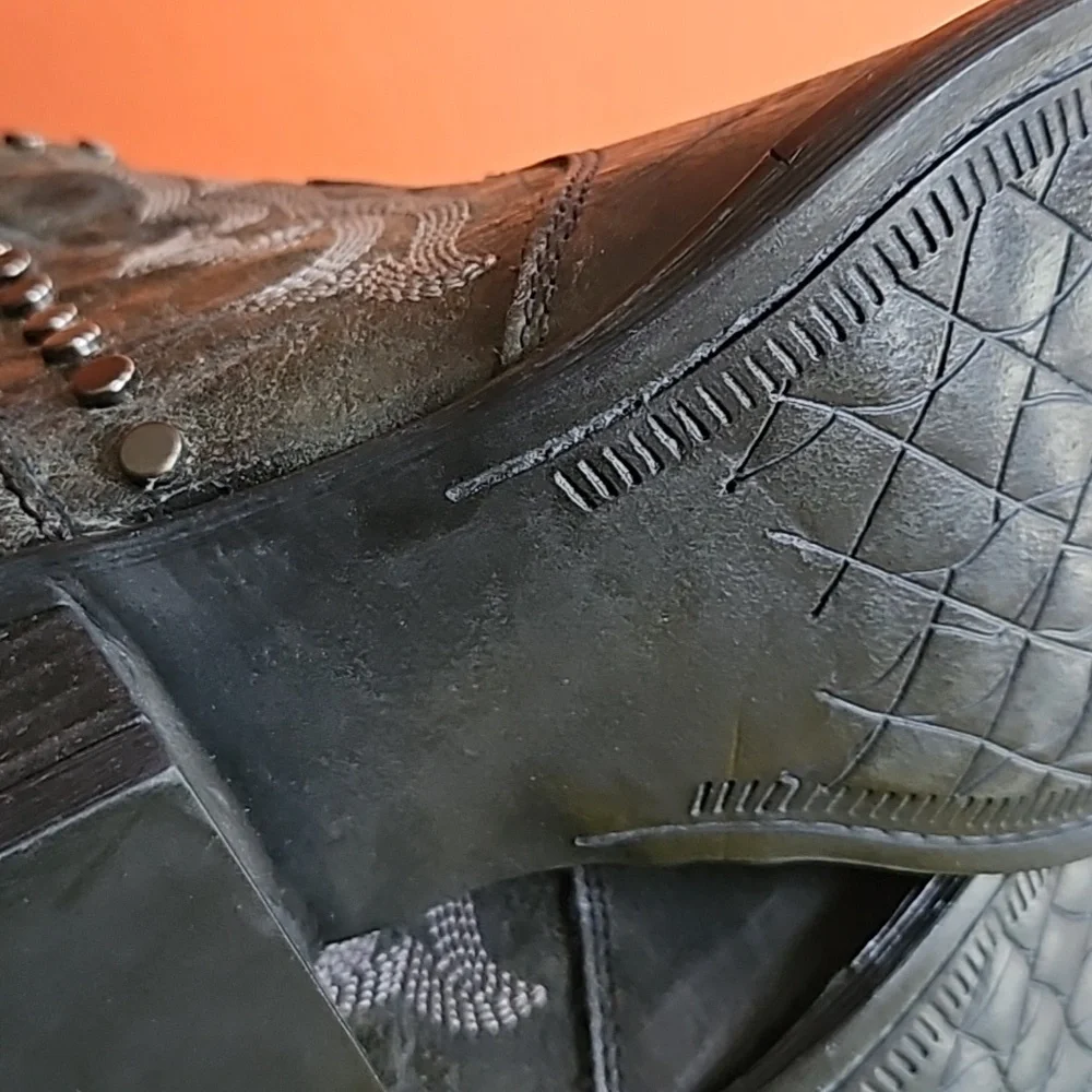 NEW! Sterling River Leather Ankle Zip-Up Boots! Made in Mexico!! 🇲🇽 - Picture 11 of 14